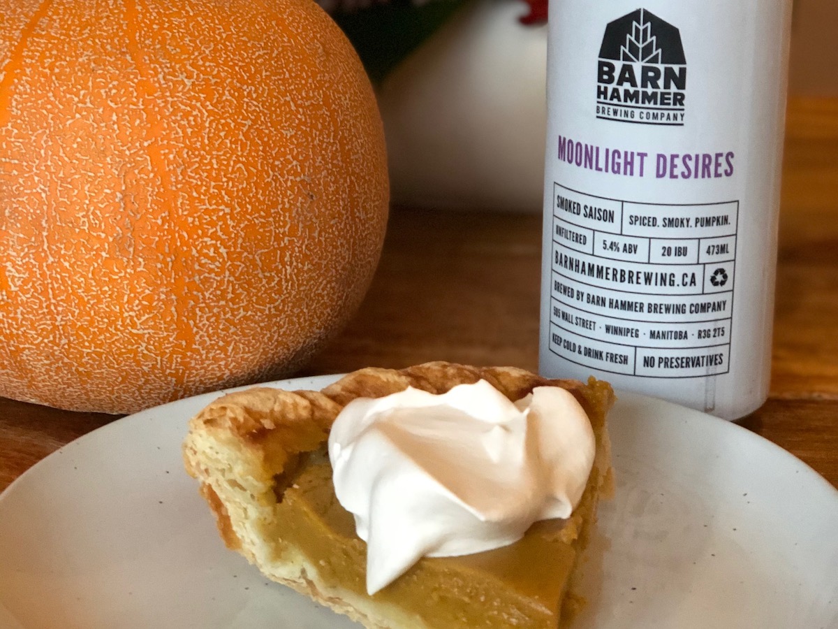 ​Pumpkin spice and gourds that are nice - Pair Hildegard's pumpkin pie perfectly with Barn Hammer's Pumpkin Saison (photo: Mike Green)
