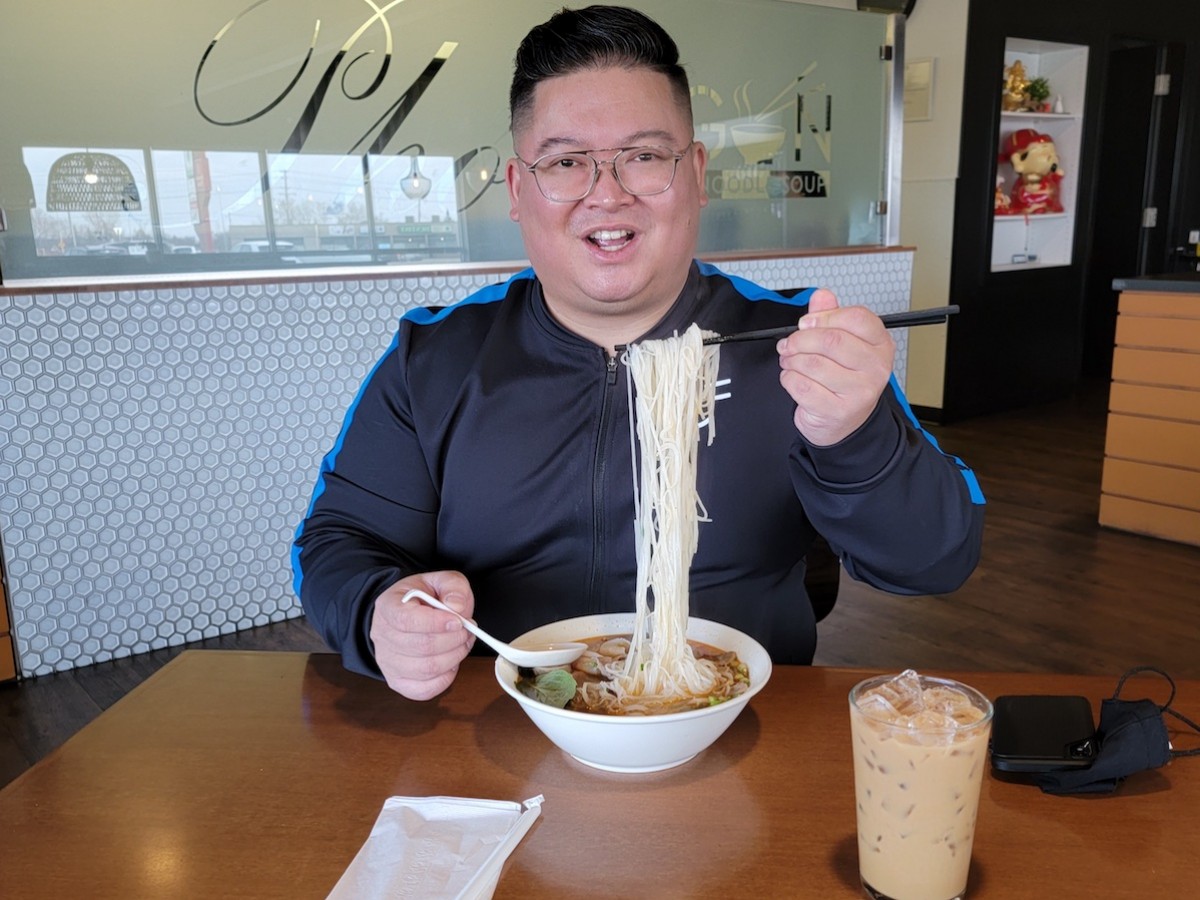 Slurp, sip and savour: A Winnipeg Asian Noodle Soup Guide - Carter Chen at Pho Saigon (photo courtesy of Carter Chen)