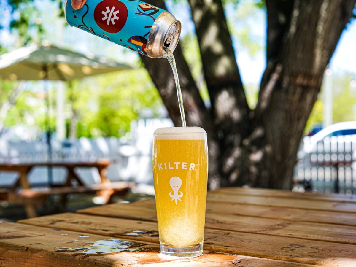 Kilter Brewing Co. X Winnipeg: Made from what's real - Prairie Lager (photo by Maddy Reico)