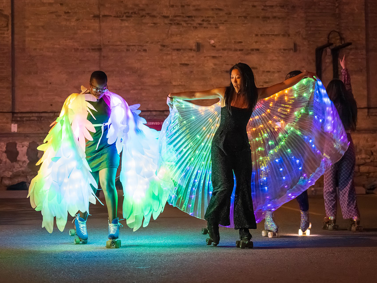 Your 2023 guide to Nuit Blanche in Winnipeg - IllumiSkate the Night from Nuit Blanche 2022 (photo Salvador Maniquiz)