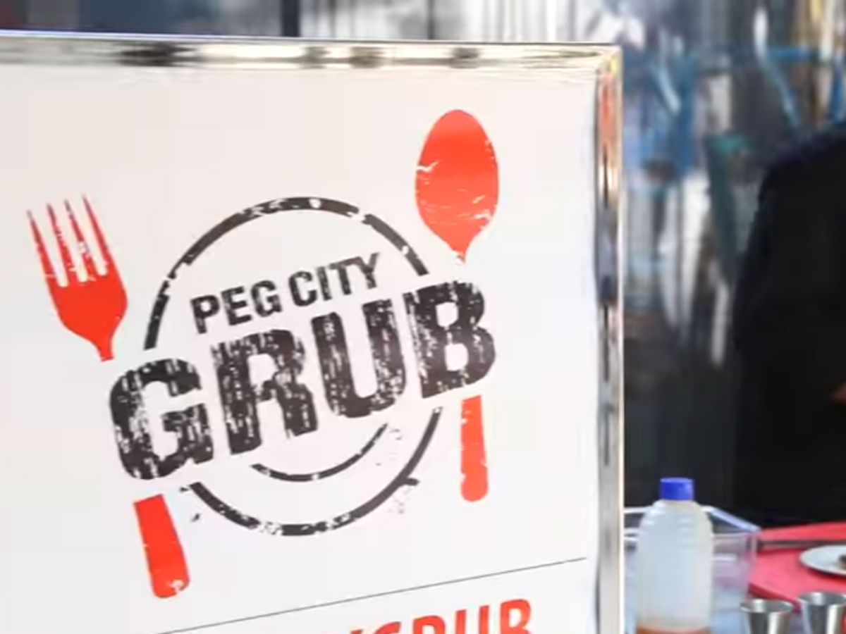 The Best Thing I Ever Ate - Peg City Grub's opening ceremony logo at the Forks! 