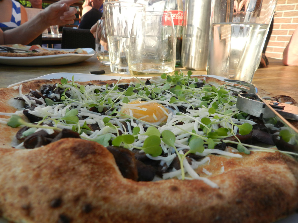 Chef Talk: Pizzeria Gusto’s Eric Lee - Viciously delicious coal fired, egg-on-top white sauce base pizza 