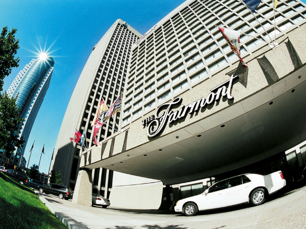 CONTEST: Win a mini-getaway at Fairmont Winnipeg - A frontal shot of the Fairmont, which is located at the heart of Winnipeg's downtown!