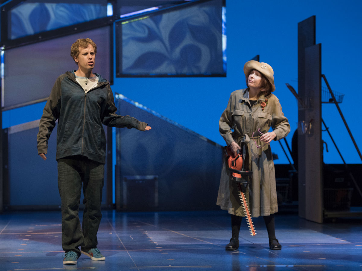 The Curious Incident of the Dog in the Night-Time is an ingenious season opener for Royal MTC - Edmund Stapleton and Terri Cherniack in The Curious Incident of the Dog in the Night-Time (photo by David Cooper)