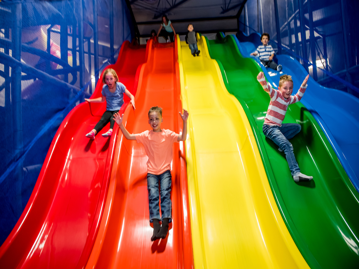 Rainy day activities in Winnipeg for families  - The indoor slides at Great Big Adventure are a great way to spend a rainy day (Gabrielle Touchette)
