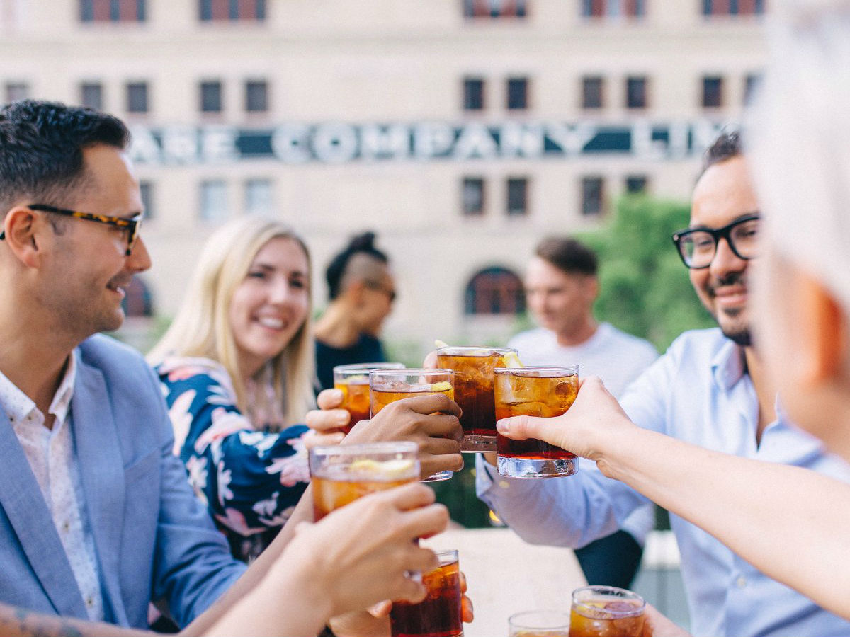 A Xennial’s Guide to Winnipeg - Just a bunch of Xennials having a drink on the rooftop patio of Forth (Mike Peters)