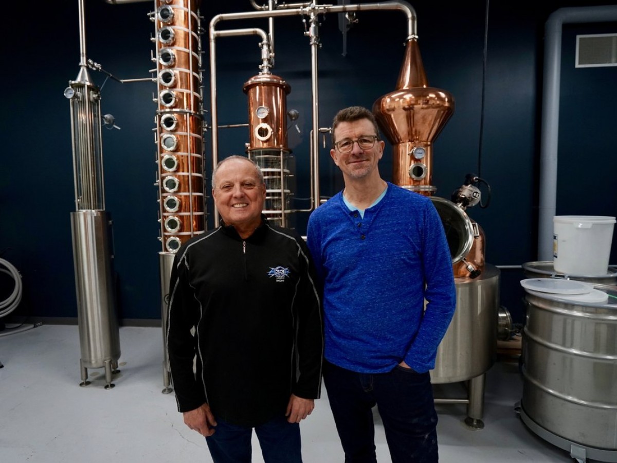 What’s new on the Winnipeg restaurant scene for winter 2019 - Mike McCallum and Brock Coutts at Patent 5 Distillery (Tyler Walsh for PCG)
