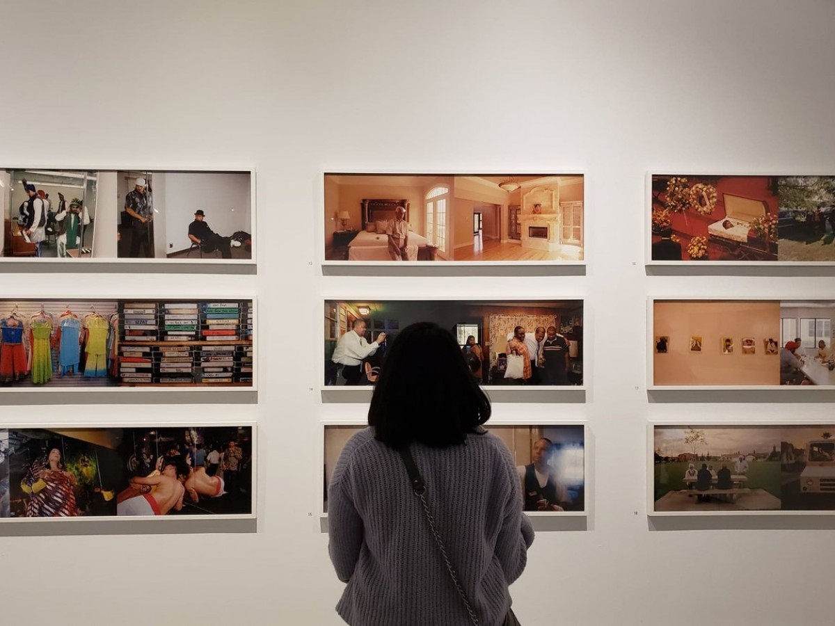 Winnipeg Art Gallery's FEAST showcases the flavours of India - Detail of Gauri Gill: The Americans Exhibition in the Winnipeg Art Gallery (photo by Sarah Ferrari)