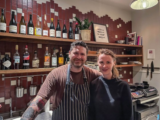 First look review: Take part in the kitchen party at Petit Socco  - Petit Socco's Adam Donnelly and Courtney Molaro (PCG)