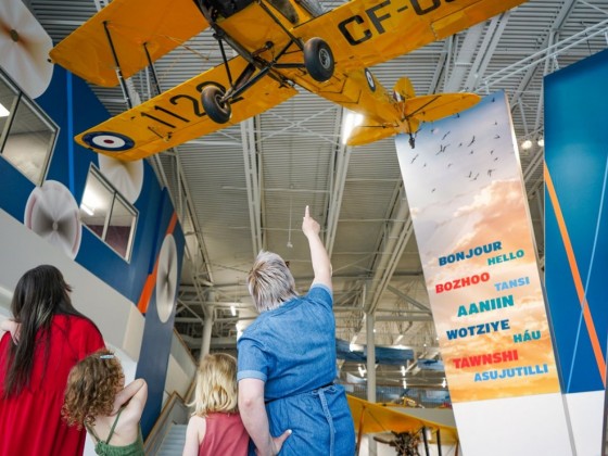 How to use your Winnipeg Attractions Pass this March Break in Winnipeg - Your kids will love the Royal Aviation Museum of Western Canada (Maddy Reico)