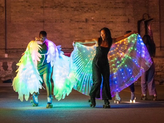 Your 2023 guide to Nuit Blanche in Winnipeg - IllumiSkate the Night from Nuit Blanche 2022 (photo Salvador Maniquiz)