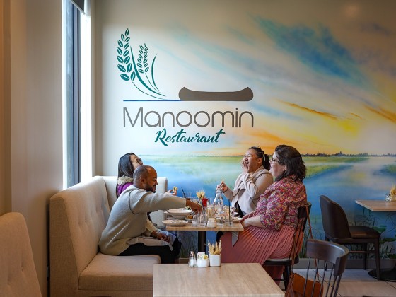 Mapping out the city's culinary scene: Pt 6 - Go west! - Manoomin Restaurant located in Wyndham Garden Winnipeg Aiport hotel (photo Maddy Reico)