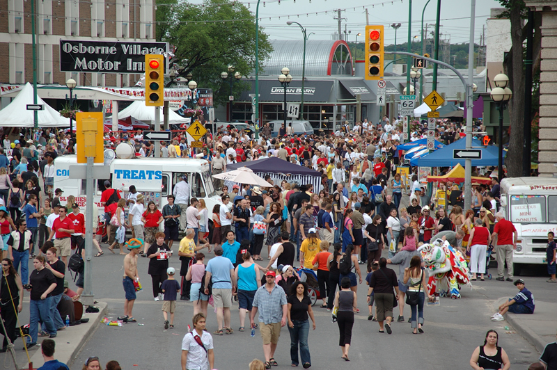 Osborne Street Festival on Canada Day