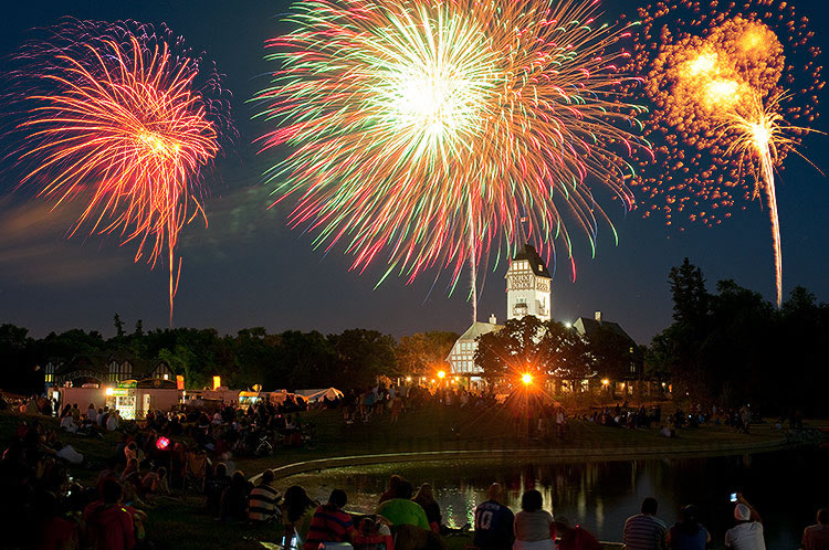 Canada Day fireworks - Photo courtesy Dan Harper