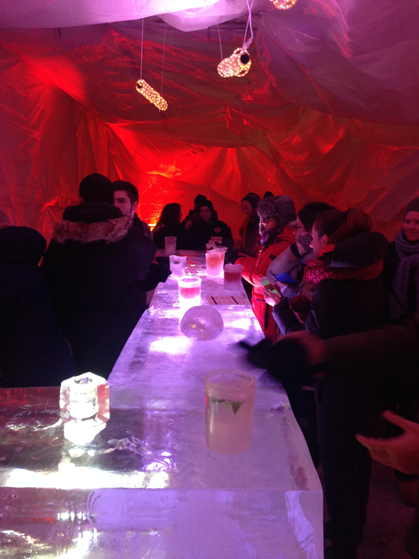 The Igloo ice bar at Rudy's is seriously the coolest place to get a drink in Winnipeg