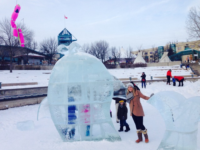 One of last year's frozen creations at The Forks (Tourism Winnipeg)