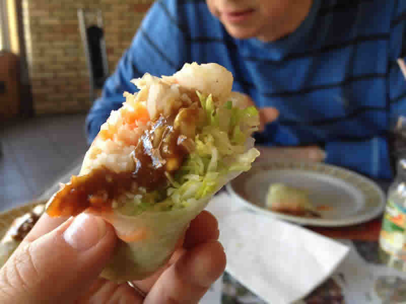 Kim Sang salad rolls