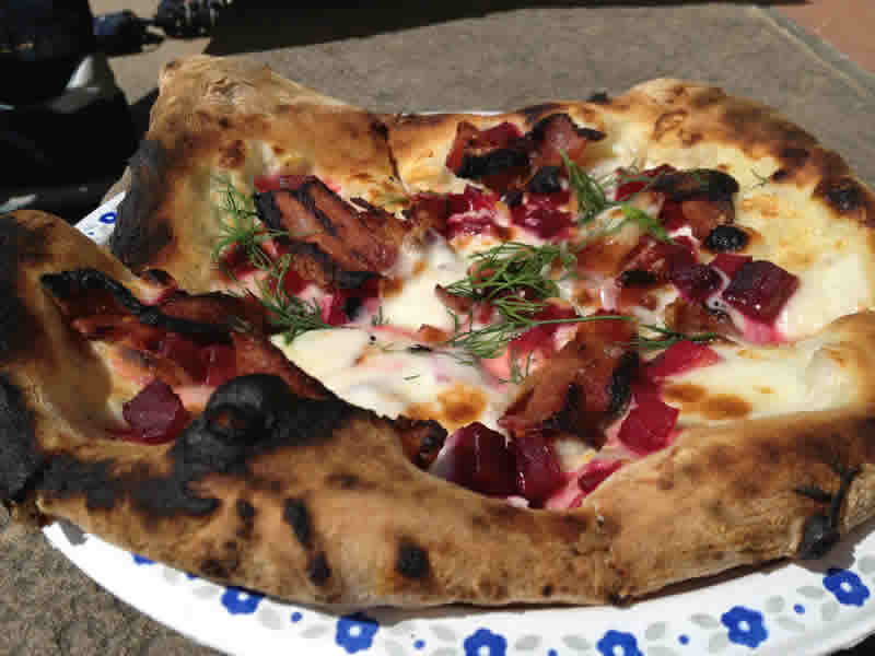 Beetza pizza by The Red Ember