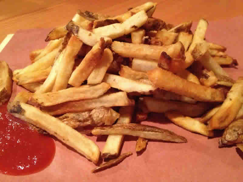 French fries at Market Burger