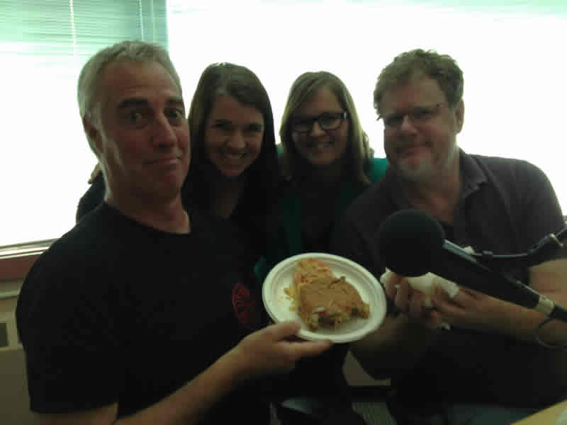 CBC's Classic Burger Contest, Tim Turner, Robin Summerfield, Marcy Markusa and Doug Speirs
