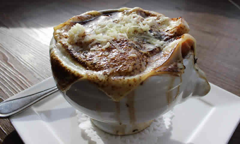 French Onion Soup, Promenade Café and Wine
