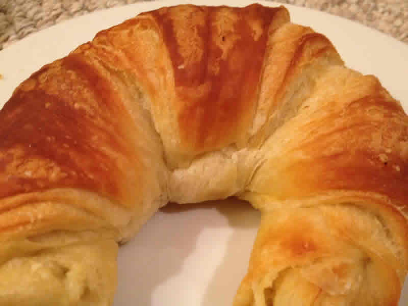 Buttery, flaky and divine croissant at Le Croissant. (photo by robin summerfield)