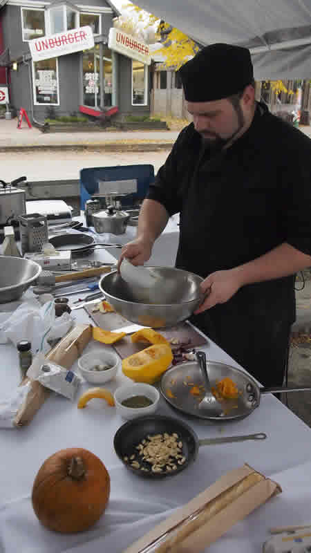 Cooking demonstrations, cook-offs and loads of tasty food samples are all part of the action at this year's Taste the Village. (Photo courtesy Osborne Village BIZ).