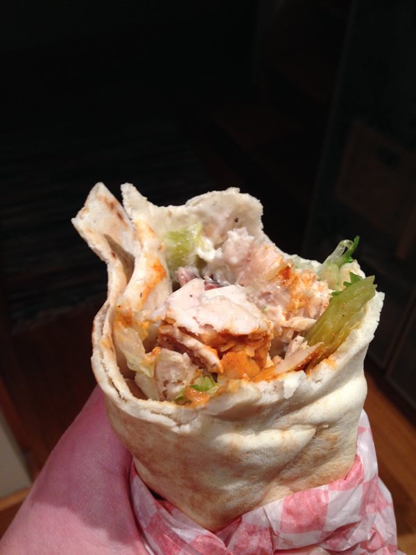 Baraka's shawarma may not photograph sexy, but that doesn't mean it's not beyond tasty (PCG)