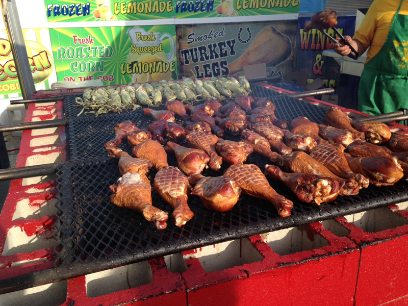 Smoked turkey legs finished on the 'cue is a beautiful thing (PCG/Cody Chomiak)