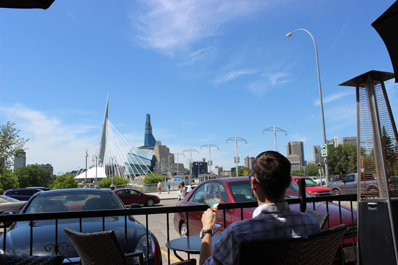 The Promenade patio offers views of all of downtown (PCG)