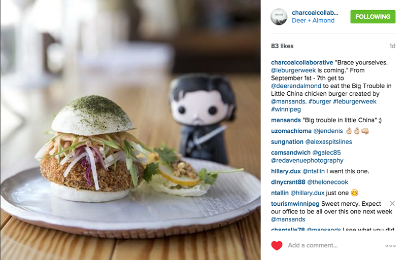 All the Instagram kids are excited about Deer+Almond's "big trouble in little China" burger this year (Brett Howe/Charcoal Collaborative)