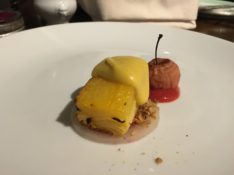 Poached pear, squash and white balsamic (PCG)