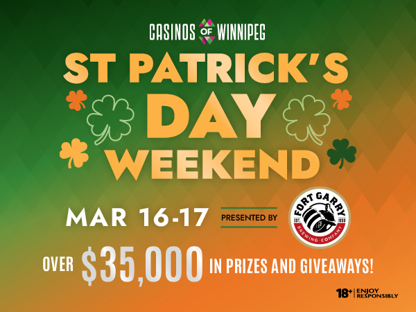 Celebrate St. Patrick’s Day with the Casinos of Winnipeg! - representative image