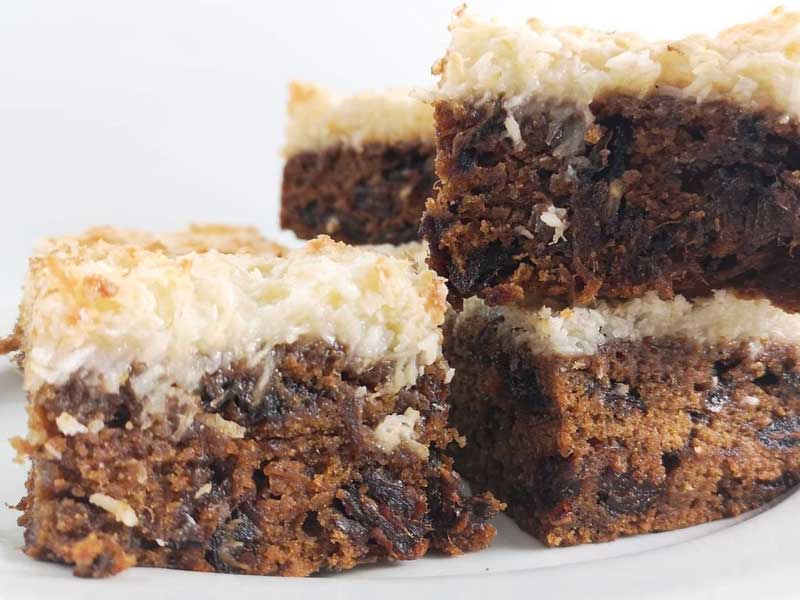 © Thyme and Cafe Books - Coconut Date Squares