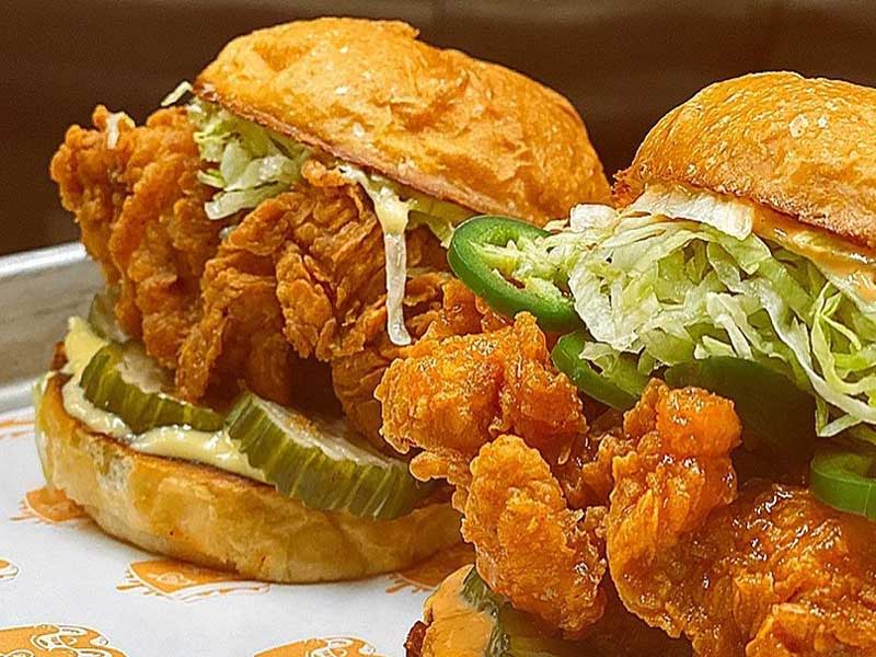 © Sandwiches are Beautiful - Classic Fried Chicken and Hot Honey Fried Chicken Sandwich