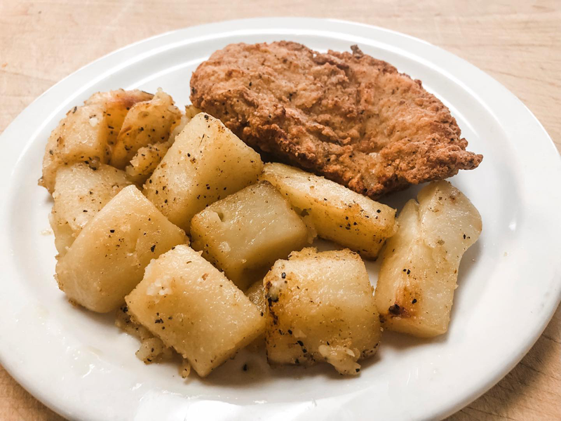 Sevala's Chicken Breast with some homestyle Lemon Pepper Roasted Potatoes